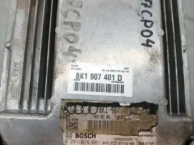 Second-hand car spare part ecu engine control for audi a5 (8t3) 2.7 tdi oem iam references 8k1907401d  