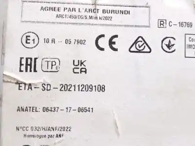 Автозапчастина б/у gps навігаційна система для citroen c3 aircross ii (2r_, 2c_) 1.2 puretech 110 (2rhnzb, 2rhnzw, 2rhnpx, 2rhnpj) посилання на oem iam 9851901880  