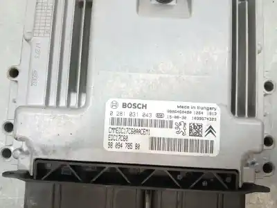 Автозапчасти б/у блок управления двигателем за citroen ds4 (nx_) 1.6 bluehdi 120 ссылки oem iam 0281031043  