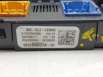 Автозапчастина б/у блок управління bsi для citroen c3 aircross ii (2r_, 2c_) 1.2 puretech 110 (2rhnzb, 2rhnzw, 2rhnpx, 2rhnpj) посилання на oem iam 9832880280  983288028000