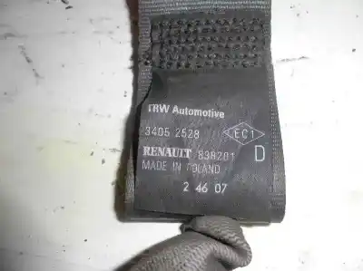 Pièce détachée automobile d'occasion pretensionneur d'airbag droit pour renault clio iii authentique références oem iam 838201  
