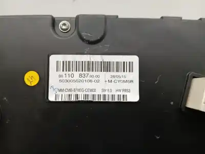 Автозапчасти б/у приборная доска за citroen c4 picasso * ссылки oem iam 98110837  