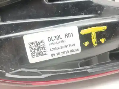 Автозапчасти б/у левый задний фонарь за kia xceed (cd) 1.4 t-gdi ссылки oem iam 92401j7300  