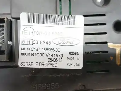 Peça sobressalente para automóvel em segunda mão monitor multimídia / gps por ford b-max (jk) 1.0 ecoboost referências oem iam c1bt18b955bd  