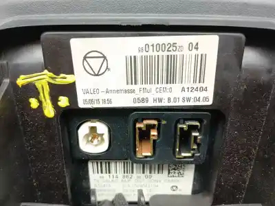 Pezzo di ricambio per auto di seconda mano impianto audio / radio cd per citroen c4 cactus 1.2 vti 82 riferimenti oem iam 98010025zd  981148628000