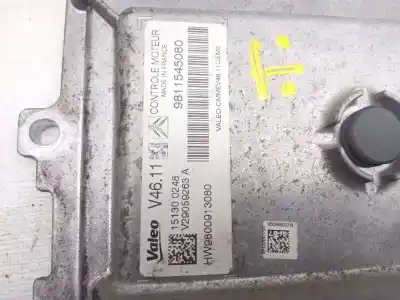 Pezzo di ricambio per auto di seconda mano centralina motore per citroen c4 cactus 1.2 vti 82 riferimenti oem iam 9811545080  