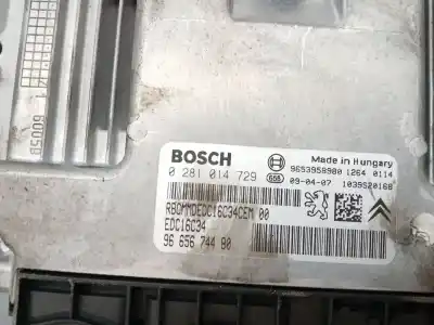 Автозапчасти б/у блок управления двигателем за citroen c4 picasso i monospace (ud_) 1.6 hdi ссылки oem iam 0281014729  
