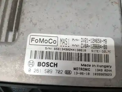 Second-hand car spare part ecu engine control for ford b-max (jk) 1.0 ecoboost oem iam references 0261s09702 cv6a12b684bb 1039s65623
