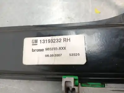 Pièce détachée automobile d'occasion léve glace avant droit pour opel astra h twintop (a04) 1.9 cdti (l67) références oem iam 13193232  