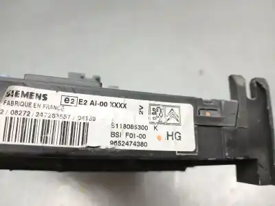 Second-hand car spare part bsi control unit for citroen c2 (jm_) 1.1 oem iam references 9652474380  