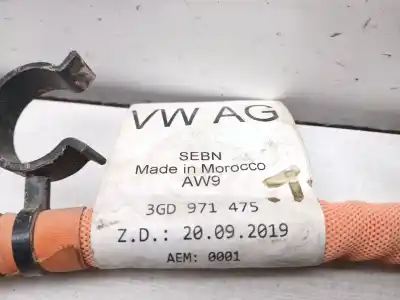 Second-hand car spare part wire for cupra formentor (km7) 1.4 e-hybrid oem iam references 3gd971475  