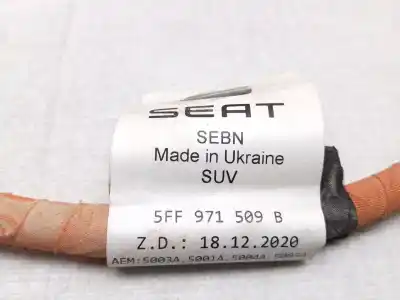 Peça sobressalente para automóvel em segunda mão fio por cupra formentor (km7) 1.4 e-hybrid referências oem iam 5ff971509b  5ff907175b