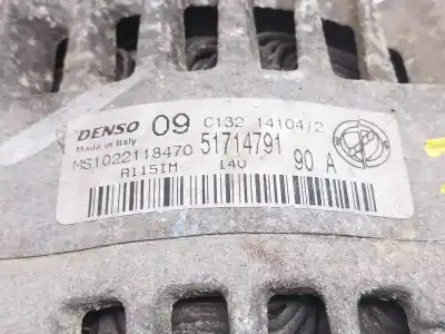 Автозапчастина б/у генератор для lancia ypsilon (101) 1.4 16v oro (10.2006->) посилання на oem iam 51714791 52003533 ms1022118470