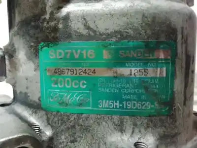 Second-hand car spare part air conditioning compressor for ford focus c-max (cap) trend (d) oem iam references sd7v161255 a4158300100 a4158304400