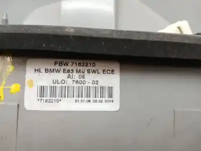 Peça sobressalente para automóvel em segunda mão farolim traseiro direito por bmw x3 (e83) xdrive 20 d referências oem iam pbw7162210  