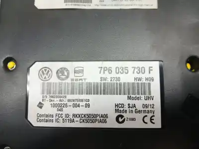 Second-hand car spare part electronic module for seat leon (1p1) reference oem iam references 7p6035730f  