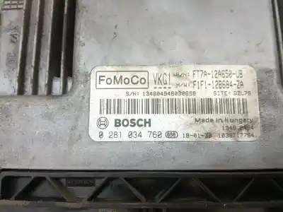 Second-hand car spare part ecu engine control for ford transit courier b460 monospace 1.5 tdci oem iam references 0281034760 f1f112b684za ft7a12a650ub