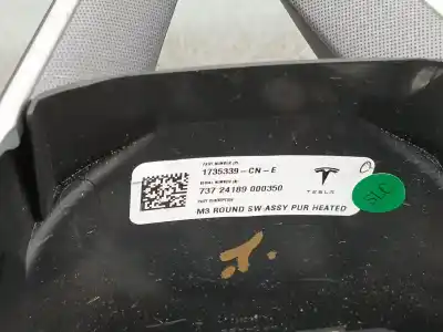 Автозапчасти б/у руль за tesla model 3 (5yj3) ev awd ссылки oem iam 1735339cne  