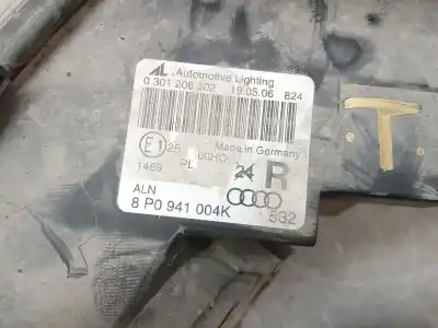 Second-hand car spare part right headlight for audi a3 (8p1) 1.6 oem iam references 8p0941004k  