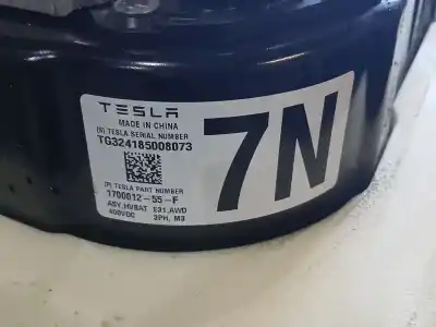 Автозапчастина б/у аккумулятор для tesla model 3 (5yj3) ev awd посилання на oem iam 170001255f tg324185008073 1700012