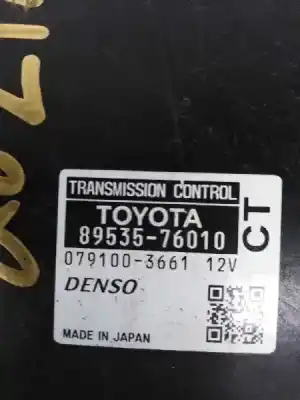 Second-hand car spare part automatic gearbox control unit for lexus ct 200h oem iam references 8953576010  0791003661