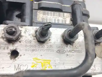 Peça sobressalente para automóvel em segunda mão abs por kia cee'd fastback (ed) 2.0 crdi 140 referências oem iam 589201h650  0265230231