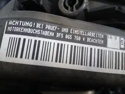 Second-hand car spare part complete engine for skoda yeti (5l) 2.0 tdi oem iam references dfs  