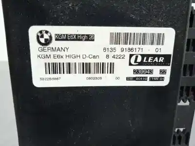 Second-hand car spare part electronic module for bmw serie 5 touring (e61) 525d oem iam references 61359186171 91866171 61359186171