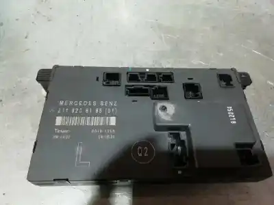 Peça sobressalente para automóvel em segunda mão módulo eletrônico por mercedes-benz clase e (w211) berlina e 320 cdi (211.026) referências oem iam 211820818501