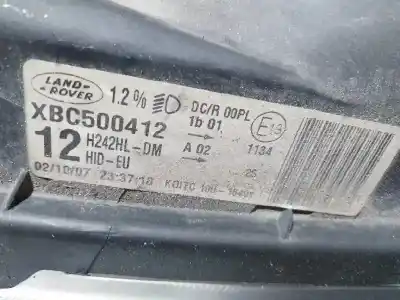 Second-hand car spare part left headlight for land rover discovery v6 td s oem iam references xbc500412  