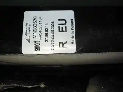 Pezzo di ricambio per auto di seconda mano luci posteriori destra per smart forfour 1.1 cat riferimenti oem iam a4548201164  