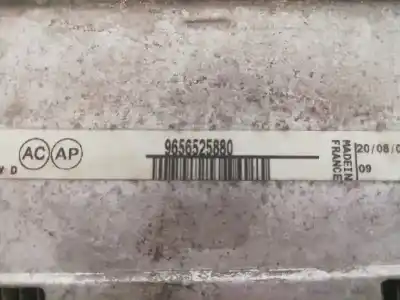 Peça sobressalente para automóvel em segunda mão intercooler por citroen c4 picasso avatar referências oem iam 9656525880  