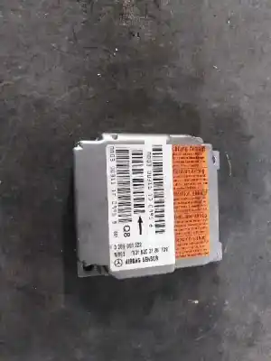 Pièce détachée automobile d'occasion boitier de commande d'airbag pour mercedes-benz clase a (w168) 160 (168.033) références oem iam 0285001222 0018203126