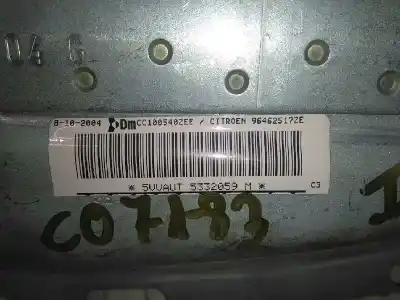 Second-hand car spare part front left side airbag for citroen c2 by loeb oem iam references 96462517ze  