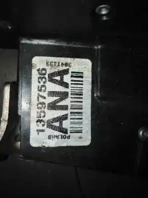 Автозапчастина б/у замок передніх дверей лівий для opel astra k (b16) 1.4 turbo (68) посилання на oem iam 13597536  5 pin