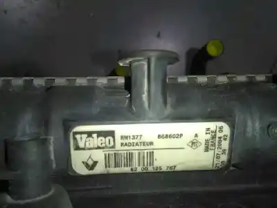 Автозапчастина б/у водяний радіатор для renault clio ii fase ii (b/cb0) 1.2 16v посилання на oem iam   