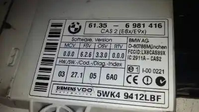 Second-hand car spare part electronic module for bmw serie 1 berlina (e81/e87) 118d oem iam references 6981416  