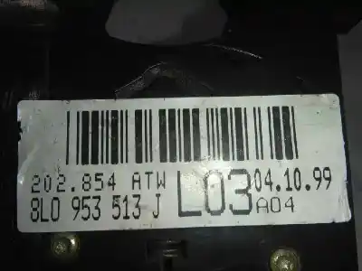 Pezzo di ricambio per auto di seconda mano controllo della luce per seat toledo ii (1m2) 1.6 16v riferimenti oem iam 8l0953513j  