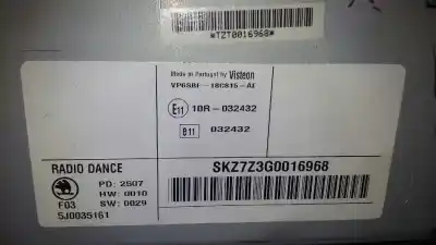 Recambio de automóvil de segunda mano de sistema audio / radio cd para skoda fabia (5j2 ) sport referencias oem iam 5j0035161  