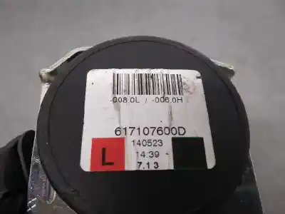 Peça sobressalente para automóvel em segunda mão cinto de segurança dianteiro esquerdo por opel corsa d ´´111 years´´ referências oem iam 617107600d  
