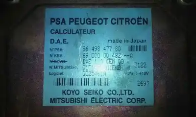 Second-hand car spare part steering control unit for citroen c3 1.4 oem iam references 9649847780  