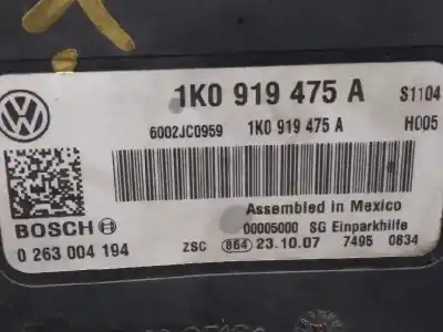 Second-hand car spare part electronic module for seat altea xl (5p5) stylance / style oem iam references 1k0919475a