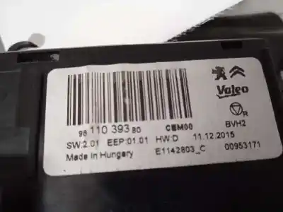 Автозапчасти б/у электронный модуль за peugeot 308 ii (lb_, lp_, lw_, lh_, l3_) 1.6 gti (l35gnh) ссылки oem iam 9811039380  9811039380