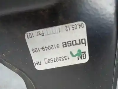 Second-hand car spare part passenger side right window regulator for opel astra j lim. cosmo oem iam references 13350759 6 pins 