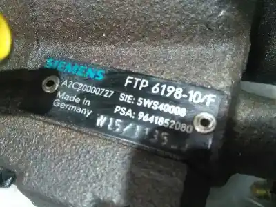 Pièce détachée automobile d'occasion pompe à injection pour citroen c2 (jm_) 1.4 hdi références oem iam 9641852080  5ws40008