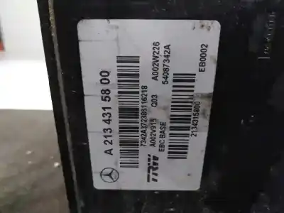 Автозапчастина б/у абс для mercedes-benz clase e (w213) e 220 d (213.004) посилання на oem iam a2134315800 a2134315800 