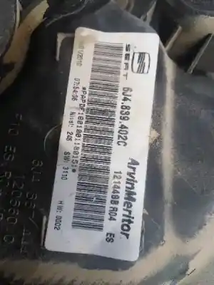 Pezzo di ricambio per auto di seconda mano alzacristalli posteriore destro per seat ibiza iv (6j5, 6p1) 1.6 tdi riferimenti oem iam 6j4837402c 6j4837402c 