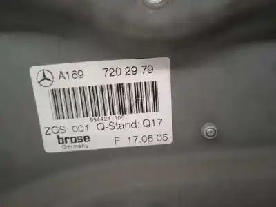 Pièce détachée automobile d'occasion léve glace avant gauche pour mercedes-benz clase b (w245) 180 cdi (245.207) références oem iam a1697202979  