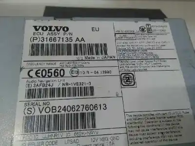 Автозапчастина б/у аудіо система / радіо cd для volvo v40 (2012->) 2.0 inscription [2.0 ltr. - 140 kw diesel cat] посилання на oem iam 31667135aa  
