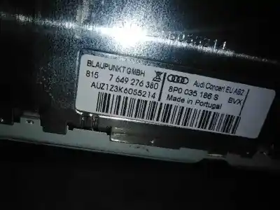 Автозапчастина б/у аудіо система / радіо cd для audi a3 (8p) 1.6 tdi ambiente посилання на oem iam 8p0035186s  
